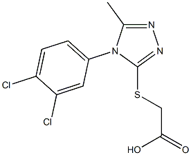 2-{[4-(3,4-dichlorophenyl)-5-methyl-4H-1,2,4-triazol-3-yl]sulfanyl}acetic acid