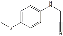 2-{[4-(methylsulfanyl)phenyl]amino}acetonitrile