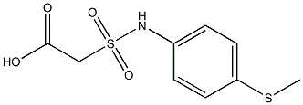 2-{[4-(methylsulfanyl)phenyl]sulfamoyl}acetic acid