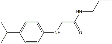 2-{[4-(propan-2-yl)phenyl]amino}-N-propylacetamide