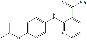 2-{[4-(propan-2-yloxy)phenyl]amino}pyridine-3-carbothioamide