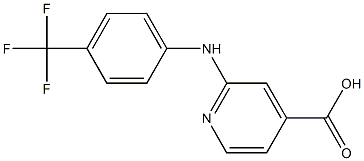 2-{[4-(trifluoromethyl)phenyl]amino}pyridine-4-carboxylic acid