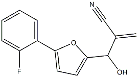 2-{[5-(2-fluorophenyl)furan-2-yl](hydroxy)methyl}prop-2-enenitrile Structure