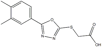 2-{[5-(3,4-dimethylphenyl)-1,3,4-oxadiazol-2-yl]sulfanyl}acetic acid