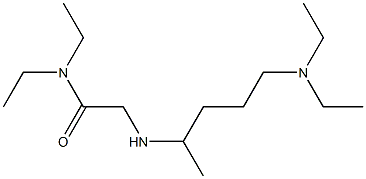 2-{[5-(diethylamino)pentan-2-yl]amino}-N,N-diethylacetamide|