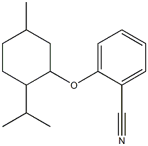 2-{[5-methyl-2-(propan-2-yl)cyclohexyl]oxy}benzonitrile