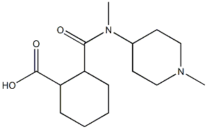  2-{[methyl(1-methylpiperidin-4-yl)amino]carbonyl}cyclohexanecarboxylic acid