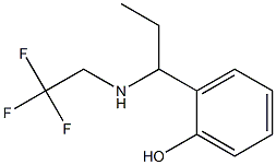 2-{1-[(2,2,2-trifluoroethyl)amino]propyl}phenol Structure