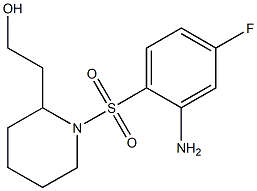 2-{1-[(2-amino-4-fluorobenzene)sulfonyl]piperidin-2-yl}ethan-1-ol