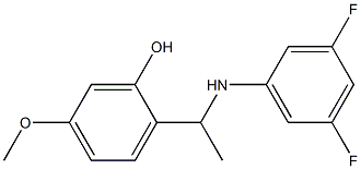  2-{1-[(3,5-difluorophenyl)amino]ethyl}-5-methoxyphenol