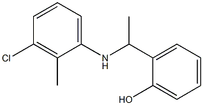 2-{1-[(3-chloro-2-methylphenyl)amino]ethyl}phenol