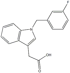 2-{1-[(3-fluorophenyl)methyl]-1H-indol-3-yl}acetic acid