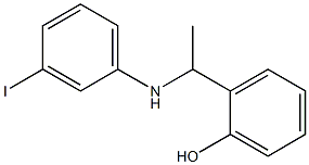 2-{1-[(3-iodophenyl)amino]ethyl}phenol,,结构式