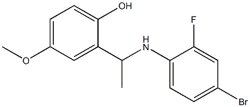 2-{1-[(4-bromo-2-fluorophenyl)amino]ethyl}-4-methoxyphenol