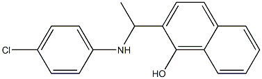 2-{1-[(4-chlorophenyl)amino]ethyl}naphthalen-1-ol