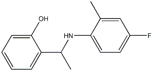  2-{1-[(4-fluoro-2-methylphenyl)amino]ethyl}phenol