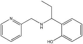 2-{1-[(pyridin-2-ylmethyl)amino]propyl}phenol Structure