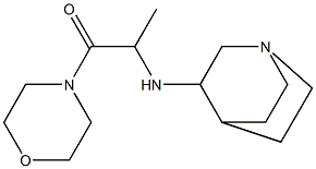 2-{1-azabicyclo[2.2.2]octan-3-ylamino}-1-(morpholin-4-yl)propan-1-one