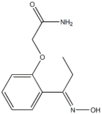  2-{2-[(1E)-N-hydroxypropanimidoyl]phenoxy}acetamide