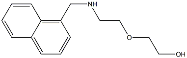 2-{2-[(naphthalen-1-ylmethyl)amino]ethoxy}ethan-1-ol,,结构式