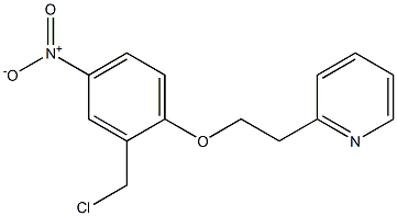 2-{2-[2-(chloromethyl)-4-nitrophenoxy]ethyl}pyridine