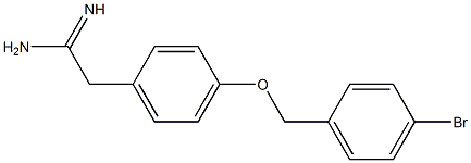  2-{4-[(4-bromobenzyl)oxy]phenyl}ethanimidamide