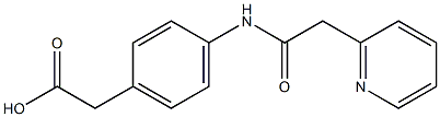 2-{4-[2-(pyridin-2-yl)acetamido]phenyl}acetic acid|