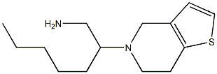 2-{4H,5H,6H,7H-thieno[3,2-c]pyridin-5-yl}heptan-1-amine Structure