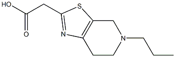 2-{5-propyl-4H,5H,6H,7H-pyrido[4,3-d][1,3]thiazol-2-yl}acetic acid Struktur