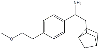 2-{bicyclo[2.2.1]heptan-2-yl}-1-[4-(2-methoxyethyl)phenyl]ethan-1-amine|