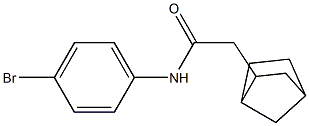 2-{bicyclo[2.2.1]heptan-2-yl}-N-(4-bromophenyl)acetamide Structure
