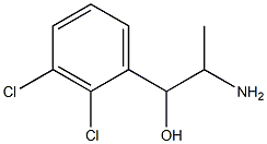 2-amino-1-(2,3-dichlorophenyl)propan-1-ol,,结构式