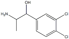 2-amino-1-(3,4-dichlorophenyl)propan-1-ol 结构式