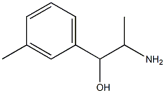 2-amino-1-(3-methylphenyl)propan-1-ol 结构式