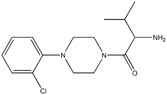 2-amino-1-[4-(2-chlorophenyl)piperazin-1-yl]-3-methylbutan-1-one