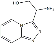 2-amino-2-[1,2,4]triazolo[4,3-a]pyridin-3-ylethanol Struktur