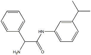2-amino-2-phenyl-N-[3-(propan-2-yl)phenyl]acetamide