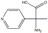 2-amino-2-pyridin-4-ylpropanoic acid 化学構造式