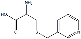 2-amino-3-[(pyridin-3-ylmethyl)thio]propanoic acid Structure