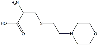 2-amino-3-{[2-(morpholin-4-yl)ethyl]sulfanyl}propanoic acid 结构式