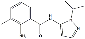 2-amino-3-methyl-N-[1-(propan-2-yl)-1H-pyrazol-5-yl]benzamide|