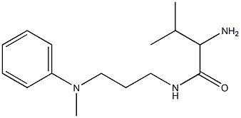 2-amino-3-methyl-N-{3-[methyl(phenyl)amino]propyl}butanamide|