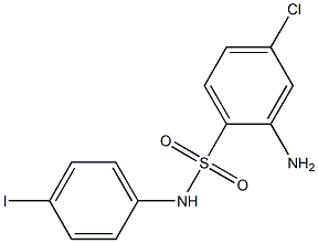  2-amino-4-chloro-N-(4-iodophenyl)benzene-1-sulfonamide