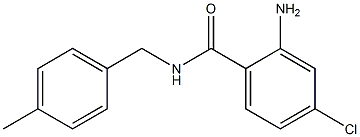 2-amino-4-chloro-N-(4-methylbenzyl)benzamide Structure