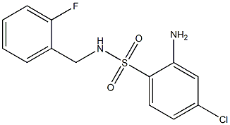 2-amino-4-chloro-N-[(2-fluorophenyl)methyl]benzene-1-sulfonamide|