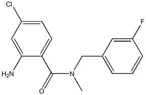 2-amino-4-chloro-N-[(3-fluorophenyl)methyl]-N-methylbenzamide Structure