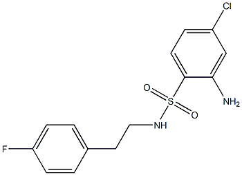 2-amino-4-chloro-N-[2-(4-fluorophenyl)ethyl]benzene-1-sulfonamide|