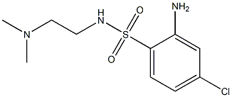  2-amino-4-chloro-N-[2-(dimethylamino)ethyl]benzene-1-sulfonamide