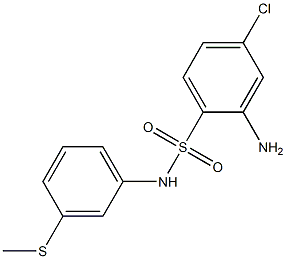 2-amino-4-chloro-N-[3-(methylsulfanyl)phenyl]benzene-1-sulfonamide|