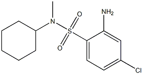 2-amino-4-chloro-N-cyclohexyl-N-methylbenzene-1-sulfonamide